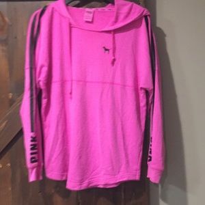 Pink and black hoodie by Pink